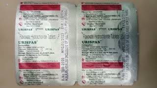 Urispas Tablet  Flavoxate Hydrochloride Tablets  Urispas Tablet Uses Side effects benefits Dosage [upl. by Notlih]