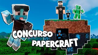 🥇 CONCURSO PAPERCRAFT  SALUDANDO a los CONCURSANTES 😀 concurso ganadores papercraft minecraft [upl. by Dimah]