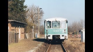 Strecke Bernburg  Calbe Ost im Jahr 2001 [upl. by Sillig]