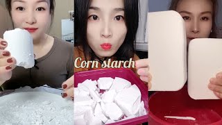 asmrcorn starch eatingWhite starch eating [upl. by Nroht635]