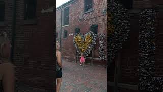 DISTILLERY DISTRICT LOVE LOCKs 🔑 ♥️ [upl. by Durware533]