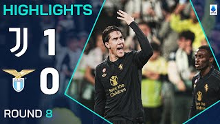 JUVENTUSLAZIO 10  HIGHLIGHTS  Late goal hands Juve big win  Serie A 202425 [upl. by Gelasius]