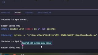 Cannot edit in readonly editor problem in vs code solved  coding mack  2022 [upl. by Maillliw]