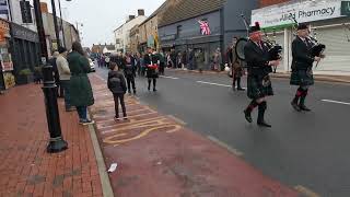 Abergele Remembrance Day Parade [upl. by Winny189]