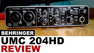 Behringer Uphoria UMC204HD Review en Español [upl. by Stuppy]