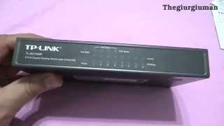 TPLINK TLSG1008P POE swich [upl. by Sparky]