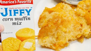 How To Make Paula Deens Corn Casserole with Jiffy mix [upl. by Lindholm408]