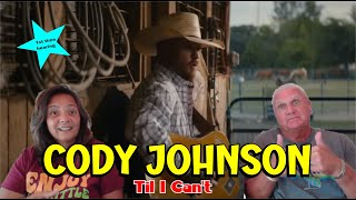 Music Reaction  First time Reaction Cody Johnson  Til You Cant [upl. by Edgard]