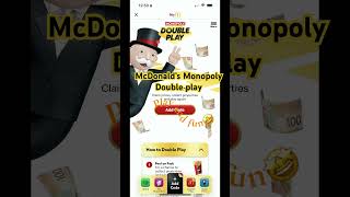 McDonald’s Monopoly Double play 贏了中薯條🍟多伦多生活 torontolife monoply mcdonalds 麦当劳 [upl. by Einneg]