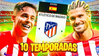 DIRIJO 10 TEMPORADAS al ATLÉTICO de MADRID en FC 24 [upl. by Alyse547]