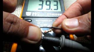 Avometer  Multimeter  Multitester DT2095 test resistor amp transistor [upl. by Buddie290]