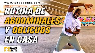 Rutina de ABDOMINALES y OBLICUOS en Casa [upl. by Noramac]