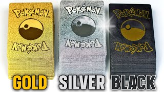 Opening Pokemon cards  GOLD  SILVER  BLACK [upl. by Miarfe5]