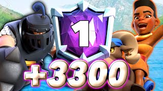 3300 with New MK Ram Rider deck🥰Clash Royale [upl. by Yeltnarb]