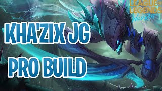 MELHOR BUILD PARA O KHAZIX JUNGLE NO WILD RIFT [upl. by Ennaitak]