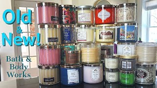 Bath amp Body Works 💙 vintage candles and new releases 💙 haul and FIRST impressions [upl. by Zerla]