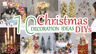 10 DIY Christmas Decoration Ideas 2024  Christmas Crafts [upl. by Zurc]