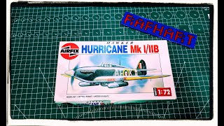 Retro  Hawker Hurricane Mk IIIB Airfix  No 02042  172 inbox 4k [upl. by Assennev]