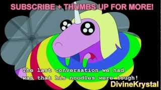 NEW Lady Rainicorn Translations to ENGLISH Adventure Time Entire Episode [upl. by Dev]