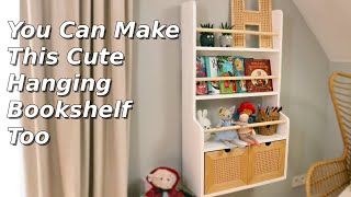 Make This Adorable DIY Kids Bookshelf  Perfect for Bedrooms amp Storage [upl. by Avlis]