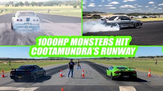 2020 GTR Challenge and Drag Battle Teaser  Cootamundra Airport [upl. by Bassett]