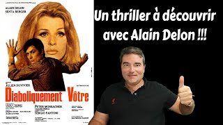 DIABOLIQUEMENT VOTRE FILM AVEC ALAIN DELON alaindelon thriller film filmfrançais movie dvd [upl. by Dane676]