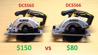 DEWALT 65quot Circular Saws DCS565 vs DCS566 Dont get scammed DCS565B [upl. by Htebazileharas]