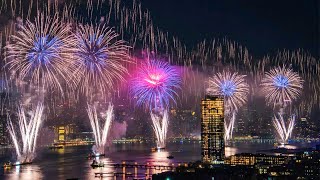 New York City Macys 4th of July Fireworks 2024 on Hudson River 4K HDR  Biggest Fireworks in USA [upl. by Enavi262]