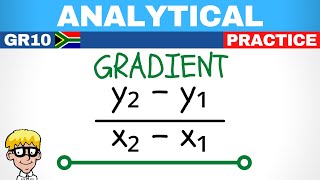 Analytical Geometry Grade 10 Gradient formula practice [upl. by Sivam704]