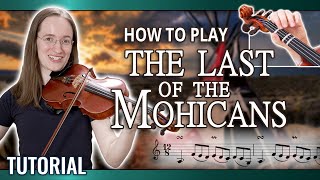 How to Play The Last of the Mohicans Theme The Gael  Violin Tutorial [upl. by Etam882]