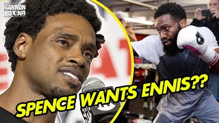 SHOCKING REPORT ERROL SPENCE DEMANDS JARON ENNIS NEXT FOR IBF TITLE FIGHT SAYS REPORT UNREAL [upl. by Einneb]