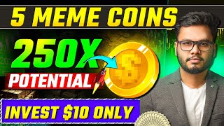 100x Crypto  5 Best Meme Coins to Buy Now [upl. by Faline]