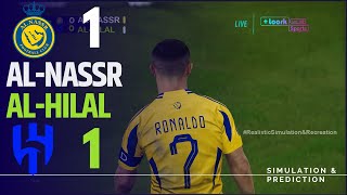 النصر 11 الهلال • ملخصات المباريات • الدوري السعودي للمحترفين 2425  محاكاةترفيه [upl. by Opaline]