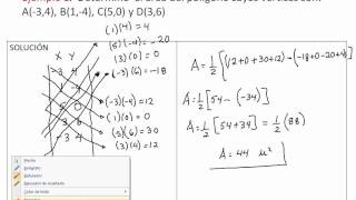 AREA DE POLIGONOS [upl. by Ridglee]