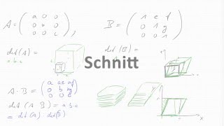 05E1 Determinanten von zwei 3x3Matrizen und deren Produkt Dreiecksmatrix [upl. by Oirifrop]