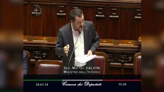 Migranti Salvini unico interesse è la sicurezza rifarei tutto [upl. by Evers]