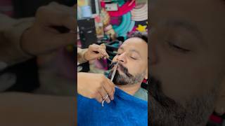 how to style moustache big moustache styles moustacheclub mustache barber barberlife [upl. by Naeloj]