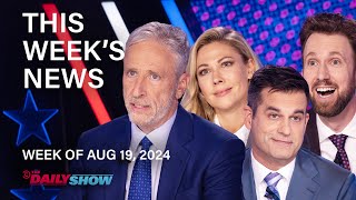 Jon Stewart amp The Daily Show News Team Cover the 2024 DNC  The Daily Show [upl. by Ahsiekan]