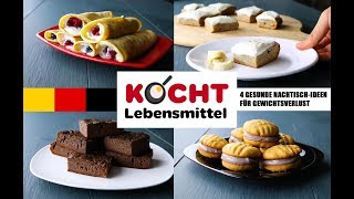 4 gesunde NachtischIdeen für Gewichtsverlust [upl. by Rasia925]