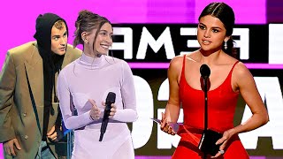 Selena Gomez Wins Award 2022 Justin Bieber amp Hailey Bieber SUPPORT [upl. by Oberheim]