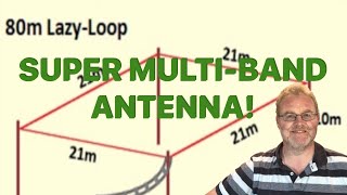 HAM RADIO Loop Antenna 80 metres to 10 metres [upl. by Zeiler]