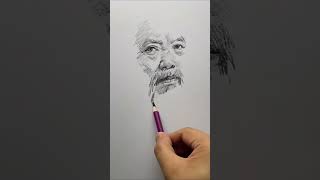 Adjusting Proportions Drawing Frontal Old Man PortraitsWithout Loomis MethodUltraman [upl. by Kannry165]