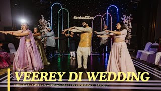 Veerey Di Wedding  Kirti amp Karamveers Wedding Dance Performance  Sangeet [upl. by Nica594]