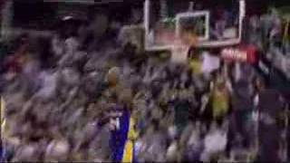 HD HQ Kobe Bryant 360 dunk vs Kings breakaway HIGH QUALITY [upl. by Yddet182]