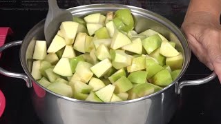 POSTRE DE MANZANA CON SOLO 3 INGREDIENTES Sin horno delicioso dulce de manzanas fácil y económico [upl. by Akino]