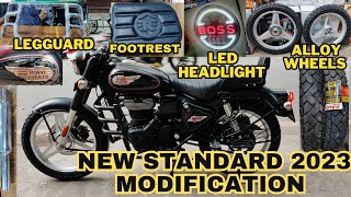 2023 Royal Enfield Bullet 350 Modification  2023 Bs7 Standard Bullet ModifiedSansMotoShop [upl. by Eojyllib243]