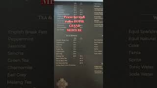 Price list teaeamp coffee hotel grand Mercure malang [upl. by Enirhtac]