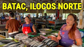 Philippines🇵🇭 BATAC ILOCOS NORTE  Town Proper Walking Tour  Visit to the Food Market ‘PALENGKE’ [upl. by Ardath]