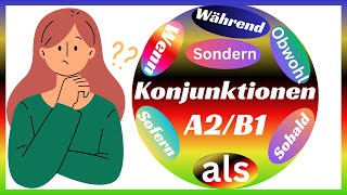 Konjunktionen A2B1  Deutsch lernen einfach [upl. by Llenyl]