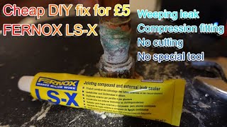 Fixing a compression joint weeping leak quick and cheap by Benson Chik [upl. by Isidoro]